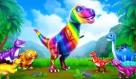 Dino Rainbow Jump